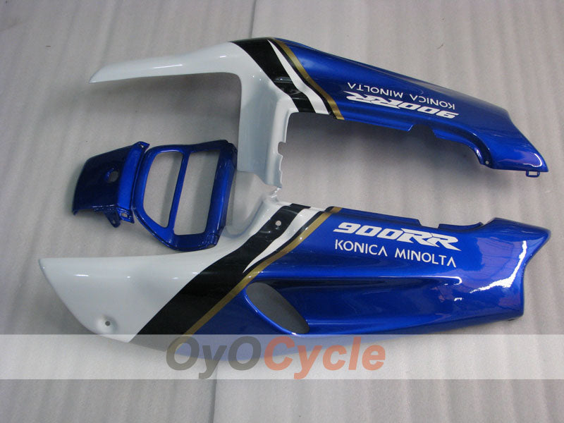 Fairing kit for 94-95 CBR900RR - Blue, White, Black - Konica Minolta #OYO87906341