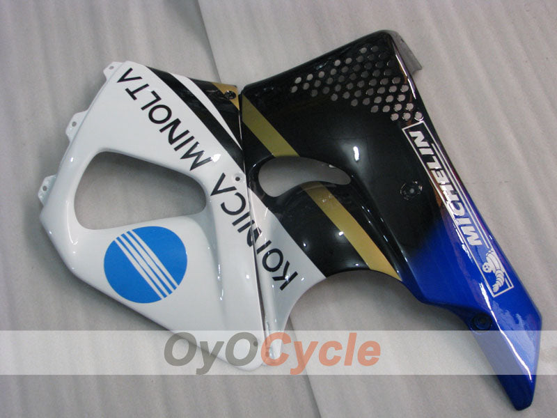 Fairing kit for 94-95 CBR900RR - Blue, White, Black - Konica Minolta #OYO87906341