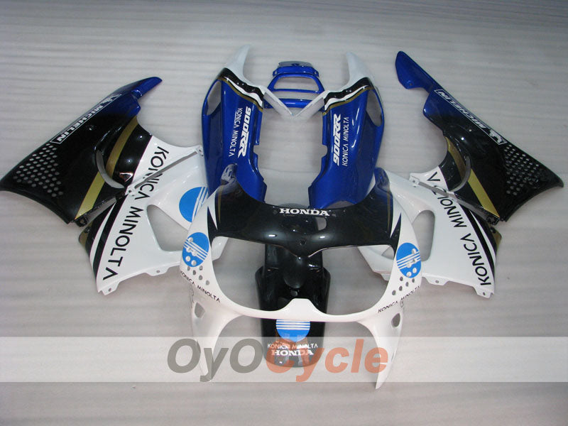Fairing kit for 94-95 CBR900RR - Blue, White, Black - Konica Minolta #OYO87906341