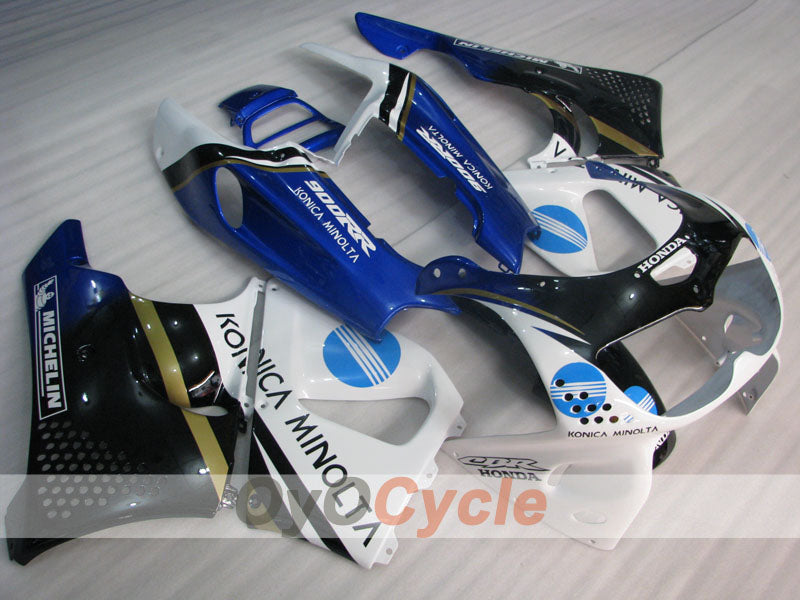 Fairing kit for 94-95 CBR900RR - Blue, White, Black - Konica Minolta #OYO87906341