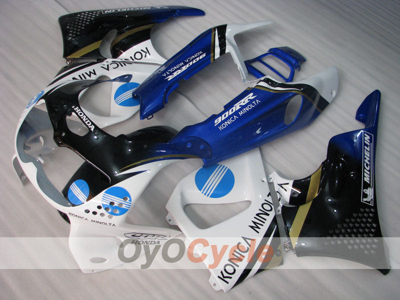 Fairing kit for 94-95 CBR900RR - Blue, White, Black - Konica Minolta #OYO87906341 Secondary image