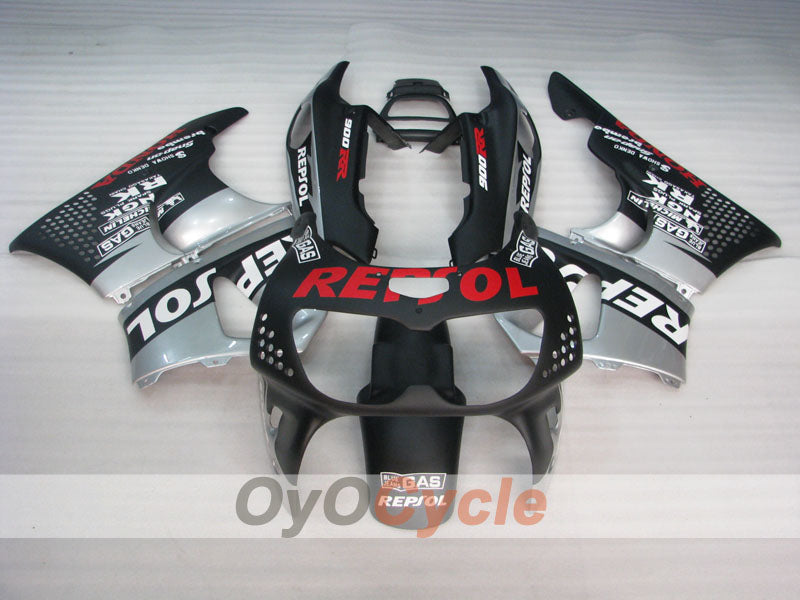 Fairing kit for 94-95 CBR900RR - Black, Silver - Repsol #OYO87906344 Secondary image