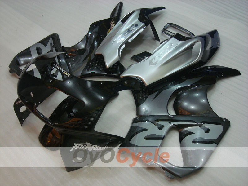 Fairing kit for 94-95 CBR900RR - Black, Grey - Factory Style #OYO87906347 Main image