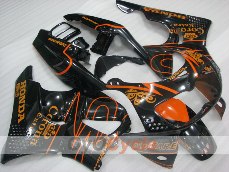 Fairing kit for 94-95 CBR900RR - Orange, Black - Corona #OYO87906351