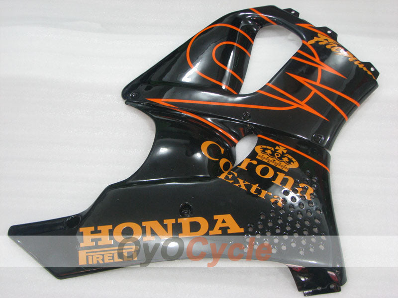Fairing kit for 94-95 CBR900RR - Orange, Black - Corona #OYO87906351