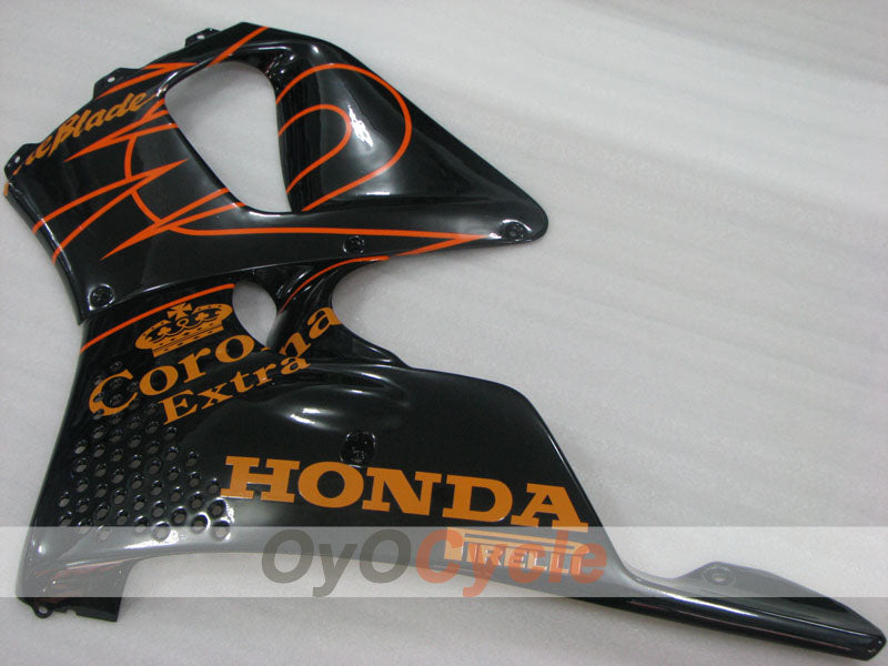 Fairing kit for 94-95 CBR900RR - Orange, Black - Corona #OYO87906351