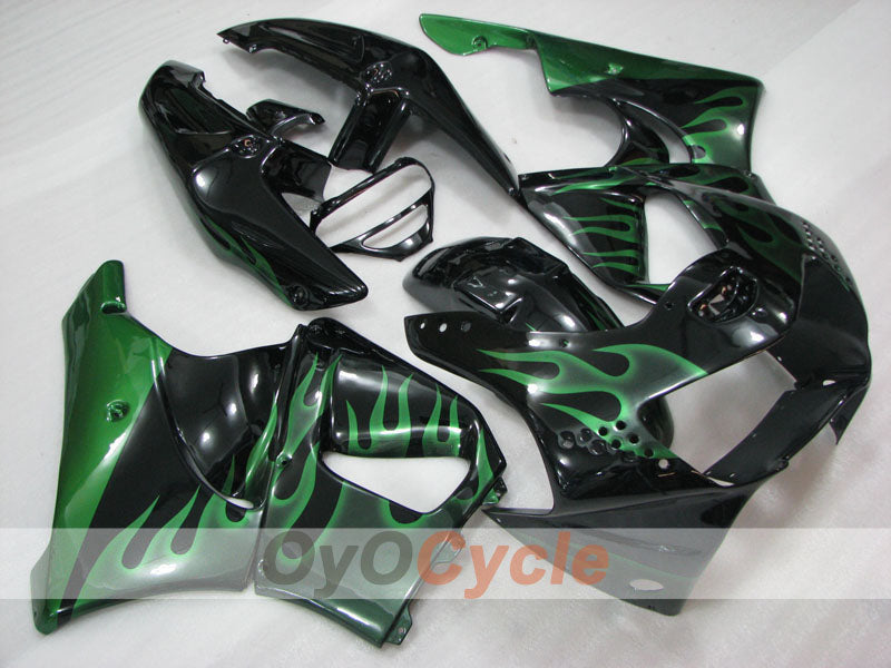 Fairing kit for 98-99 CBR919RR	 - Green, Black - Flame #OYO87906380 Secondary image