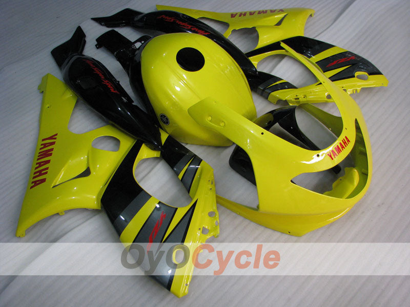 Injection Fairing kit for 97-07 YZF600R - Yellow, Black - Factory Style #OYO87906397 Main image