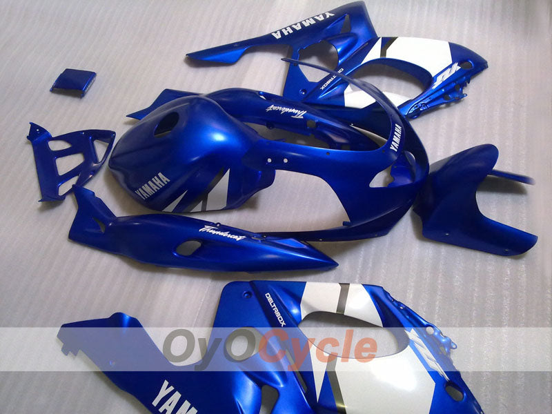 Injection Fairing kit for 97-07 YZF600R - Blue, White - Factory Style #OYO87906411 Main image