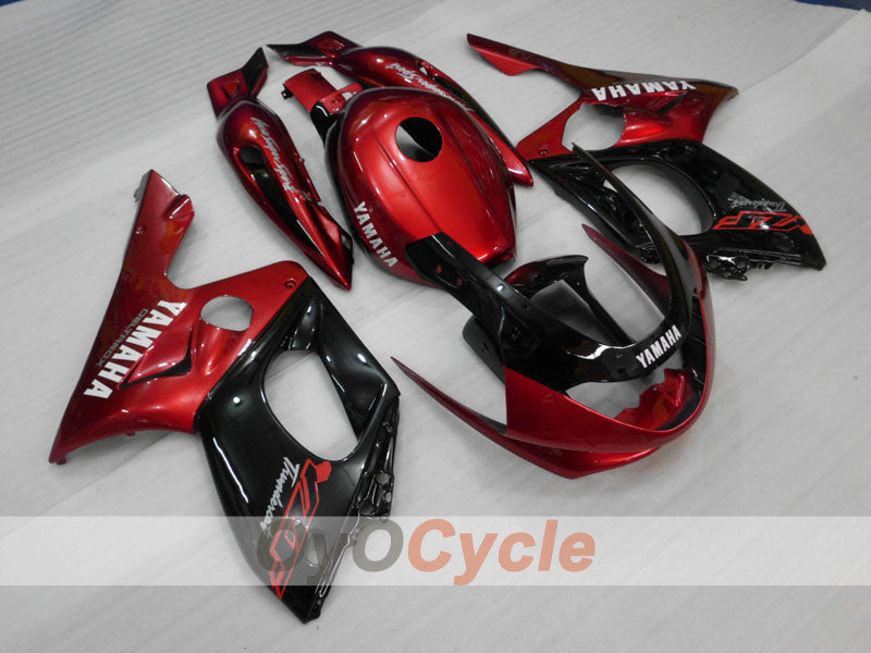 Injection Fairing kit for 97-07 YZF600R - Red Wine Color, Black - No sticker / decal, Factory Style #OYO87906421 Main image