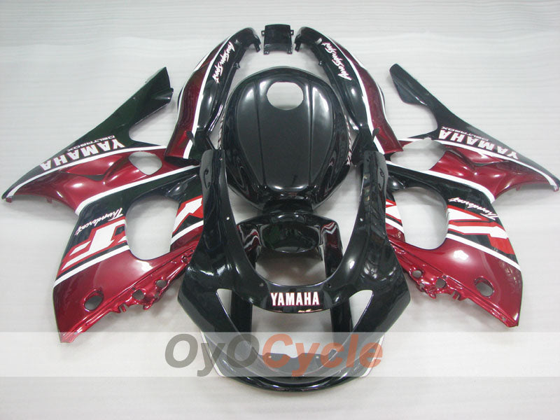 Injection Fairing kit for 97-07 YZF600R - Red Wine Color, Black - Factory Style #OYO87906431