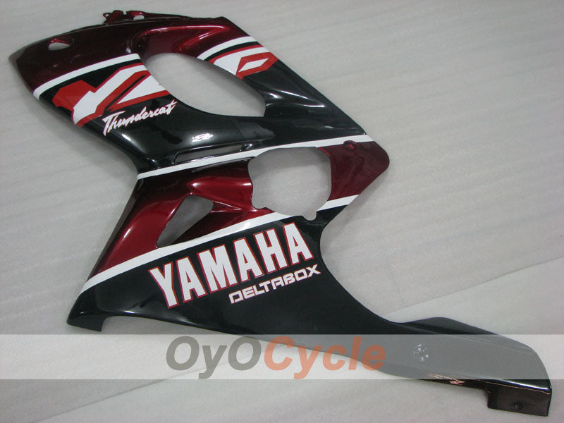 Injection Fairing kit for 97-07 YZF600R - Red Wine Color, Black - Factory Style #OYO87906431