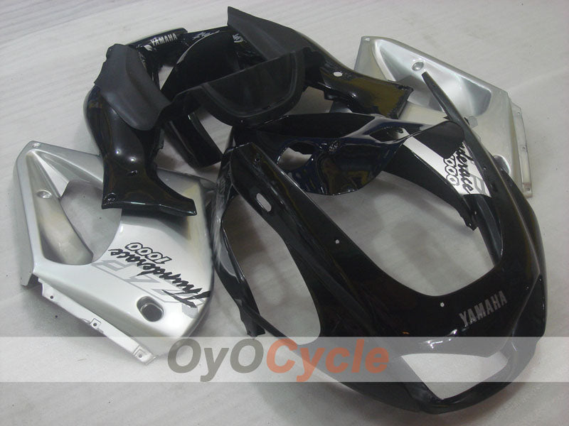Fairing kit for 97-07 YZF1000R - Black, Silver - Factory Style #OYO87906435 Secondary image