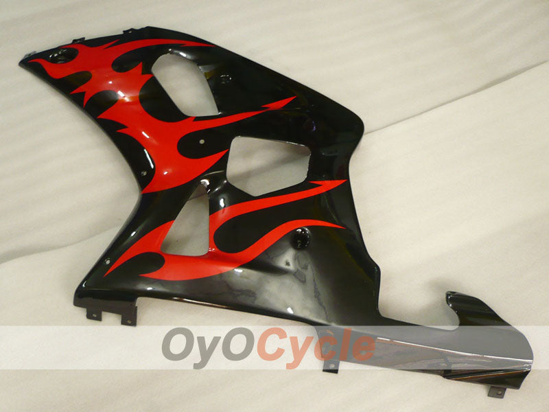 Injection Fairing kit for 00-03 GSX R750 - Red, Black - Factory Style, Customize #OYO87905134