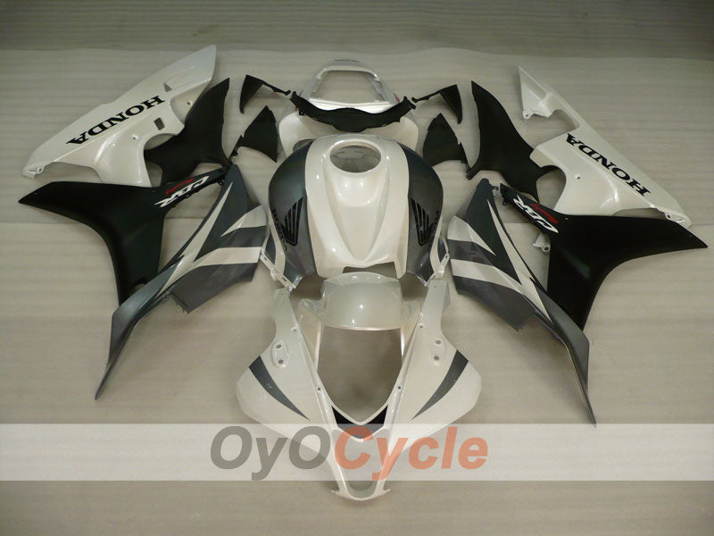 Injection Fairing kit for 07-08 CBR600RR - White, Black - Factory Style #OYO87900389 Secondary image