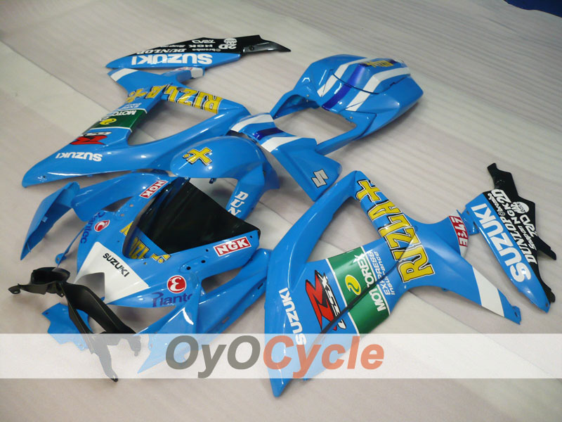 Injection Fairing kit for 08-10 GSX R750 - Blue, Black - Rizla+ #OYO87901455 Secondary image