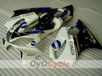 Injection Fairing kit for 01-03 CBR600F4i - White, Black - Konica Minolta, MICHELIN #OYO87900160