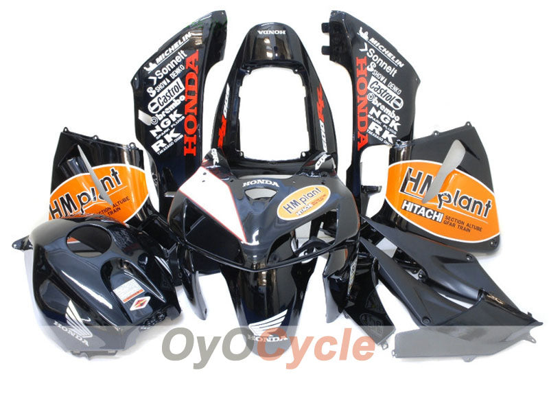 Injection Fairing kit for 05-06 CBR600RR - Orange, Black - Castrol, HM Plant #OYO87900252 Main image