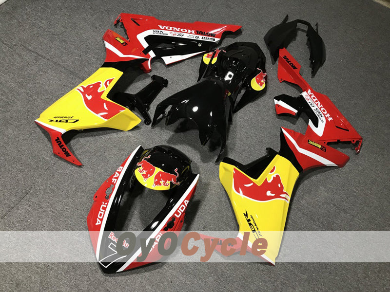 Injection Fairing kit for 17-19 CBR1000RR - Red - Red Bull #OYO87914587 Main image