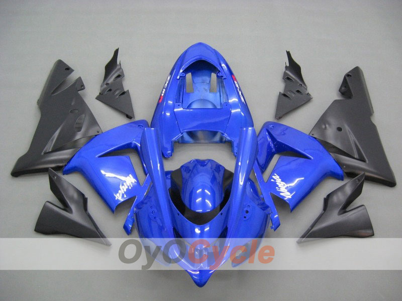 Injection Fairing kit for 04-05 NINJA ZX-10R - Blue, Black - Factory Style #OYO87901529 Main image