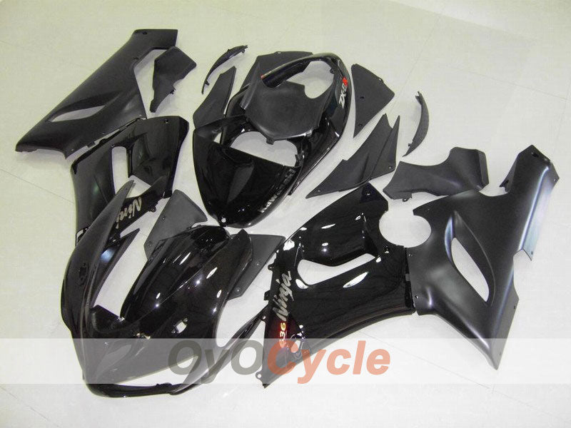Injection Fairing kit for 05-06 NINJA ZX-6R - Black - Factory Style #OYO87901858 Main image
