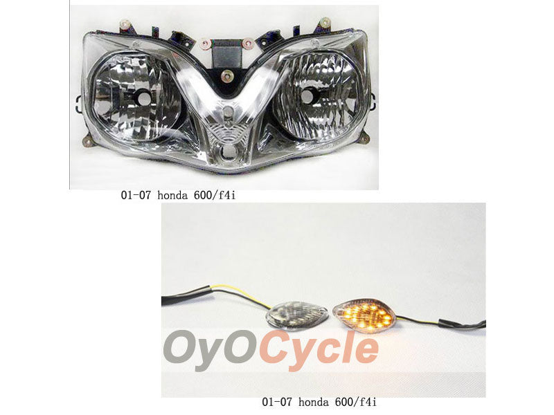 LED Turn Signal Lens For Honda 2001-2007 CBR600F4i #OYO87903831 Secondary image
